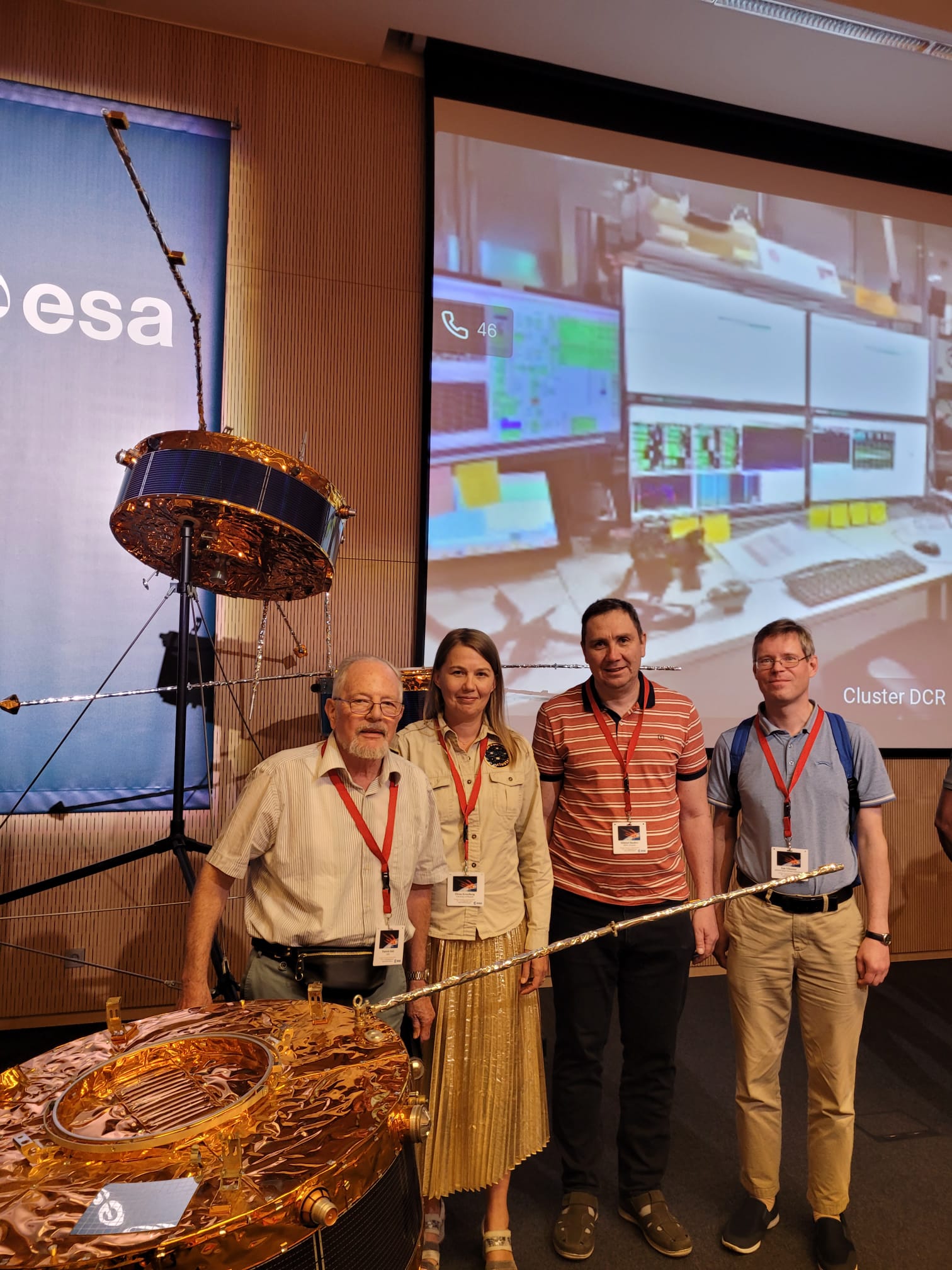 RAPID team members during Cluster re-entry activities